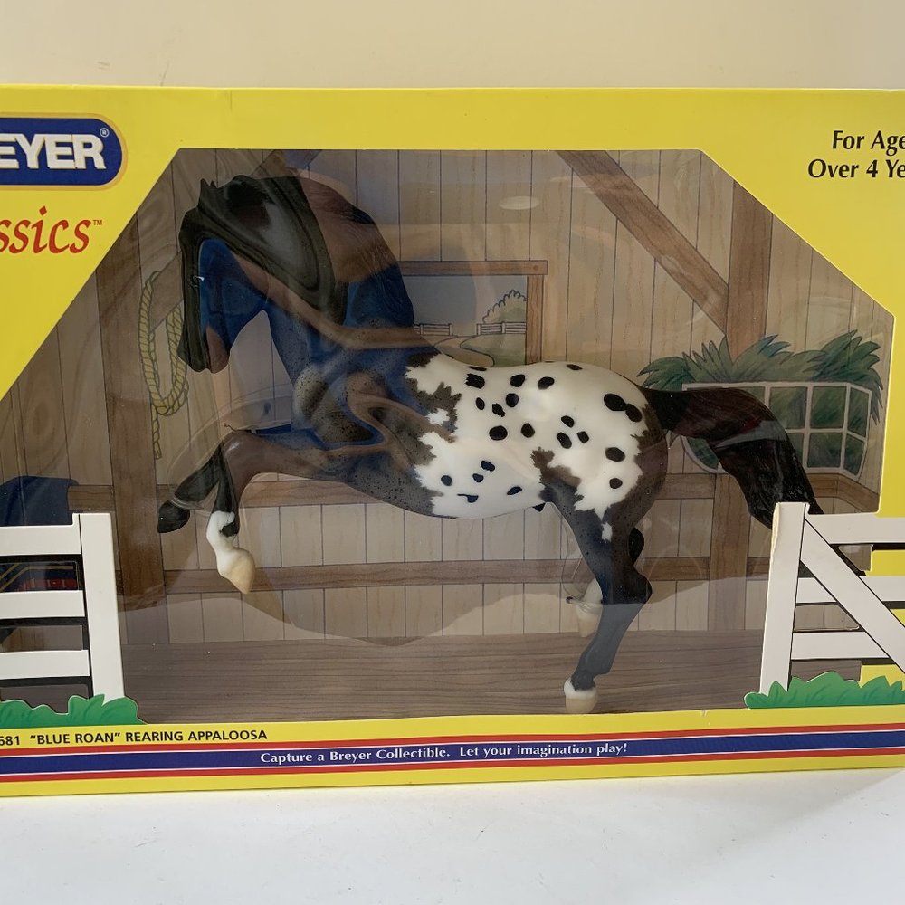 Breyer Blue Roan Rearing Appaloosa No 681